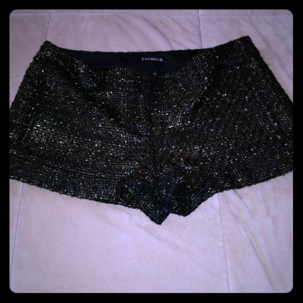 Black/Gold Shorts